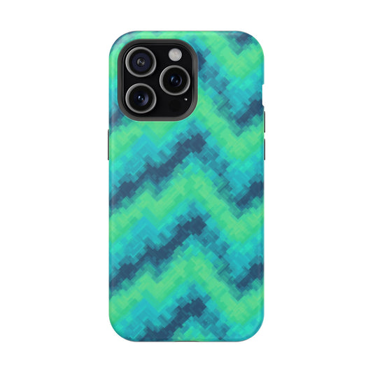 8-Bit Wave Phone Case for iPhone | Retro Pixel Art Slim Protective Cover
