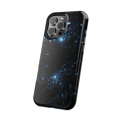 Galaxy Phone Case - Aesthetic iPhone Case | Blue Abstract Energy Design | Gifts for Him/Her | Sci-Fi Tech Vibes