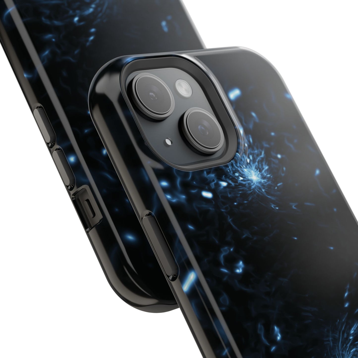 Galaxy Phone Case - Aesthetic iPhone Case | Blue Abstract Energy Design | Gifts for Him/Her | Sci-Fi Tech Vibes