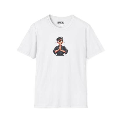 Funny Black Belt in Keeping It Awkward T-Shirt – Sarcastic Karate Kid Cartoon Tee, Ironic Humor Gift for Socially Clumsy & Relatable Souls