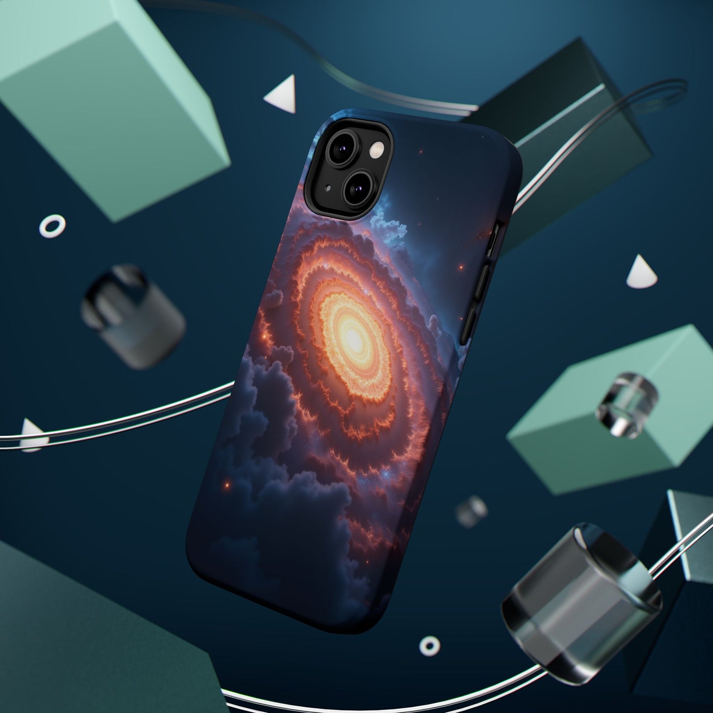 Inferno Spiral Phone Case for iPhone | Bold Aesthetic Slim Protective Cover