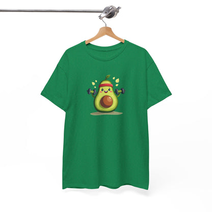 Funny Avocado Workout T-Shirt – “Swolecado” Gym Tee for Fitness Fans & Health Nuts