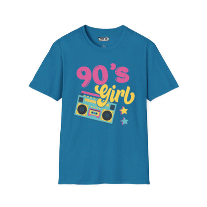 "90’s Girl" T-Shirt – Retro Throwback Tee | Nostalgic 90s Vibe Graphic Shirt for Girls & Women | Vintage Pop Culture Fashion Tee