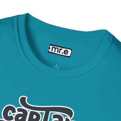 "Captain of the Struggle Bus" Funny & Relatable T-Shirt – Ironic Confidence Tee for the Overwhelmed, Charming, and Still Going Strong