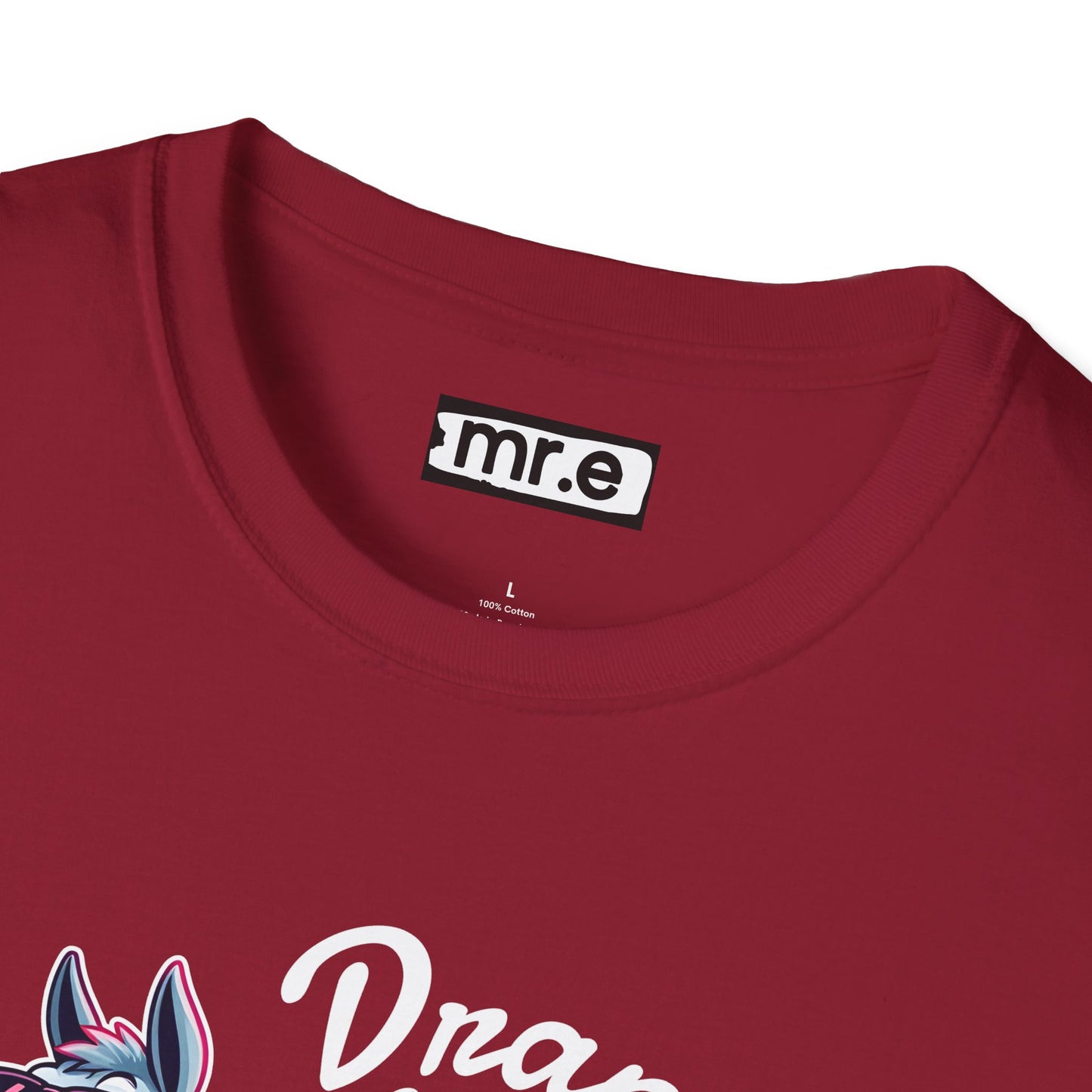 Funny Drama Llama Security Team T-Shirt – Sarcastic Llama with Sunglasses & “No Drama” Stop Sign, Ironic Humor Gift for Chill People