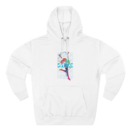 “Dance Dance Dance” Graphic Pullover, Motivational Dancer Gift, Dance Moms Inspired Apparel, Cozy Unisex Hoodie