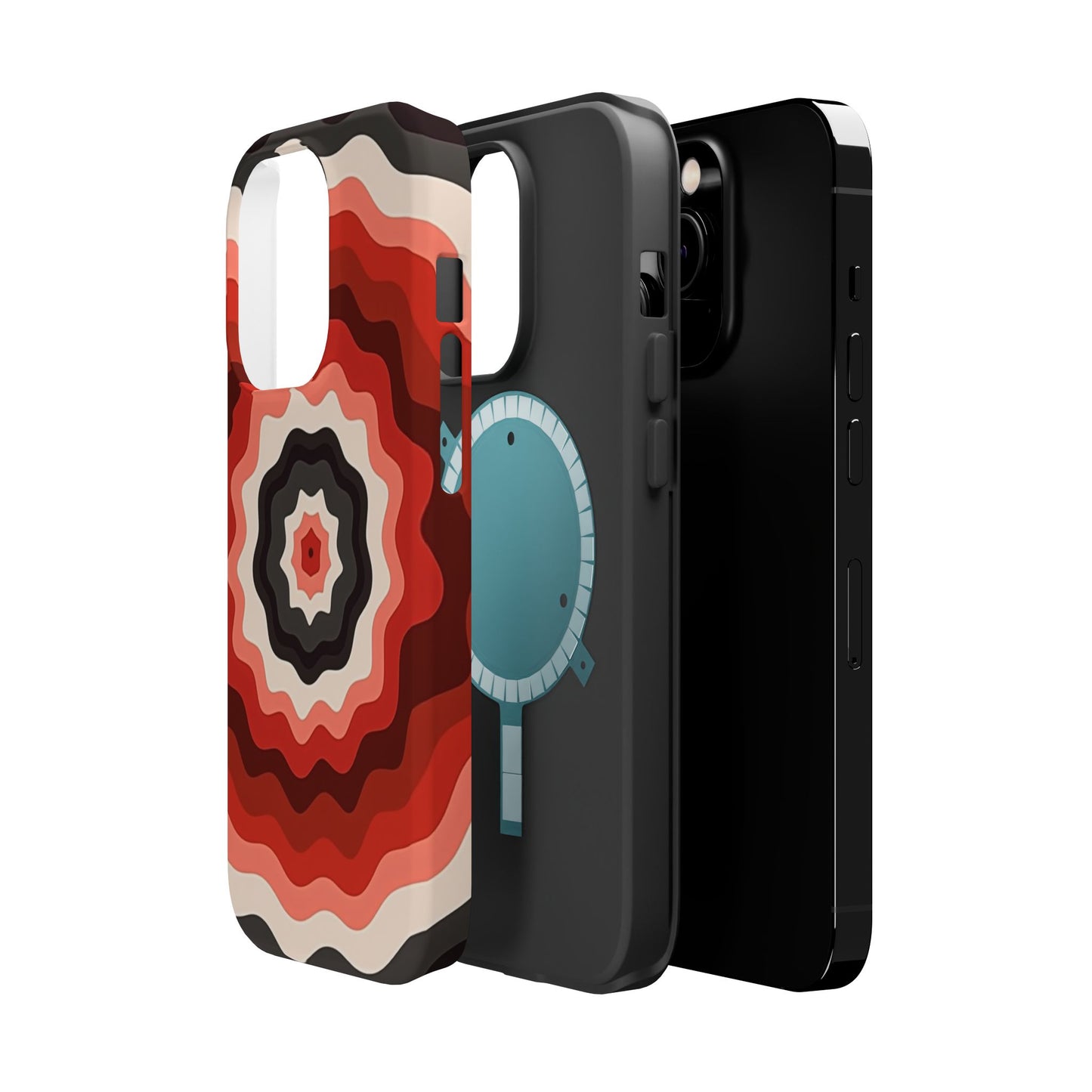 70s Wave Phone Case - Aesthetic iPhone Case, Vintage Gift Idea, Trendy Summer Accessory