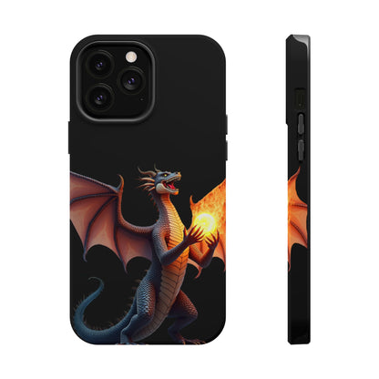 Dragon Fantasy MagSafe® iPhone Tough Case – Stunning Solid Design Protective Cover with Mythical Design