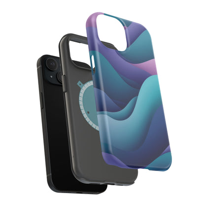 Oceanic Serenity Phone Case - Calming Blue Wave Aesthetic | Nature Inspired Gift Idea