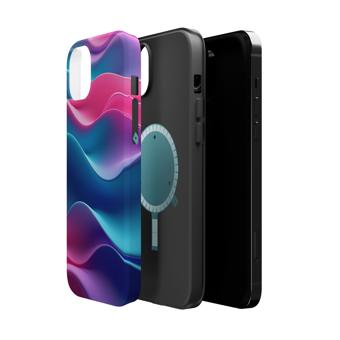 Aesthetic Wave Phone Case - Pastel iPhone Case, Cute Tumbler Gift Idea, Soft Girl Design