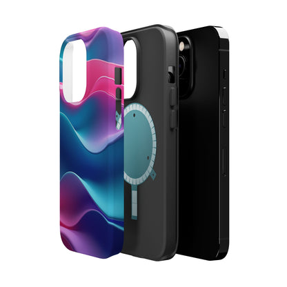 Aesthetic Wave Phone Case - Pastel iPhone Case, Cute Tumbler Gift Idea, Soft Girl Design