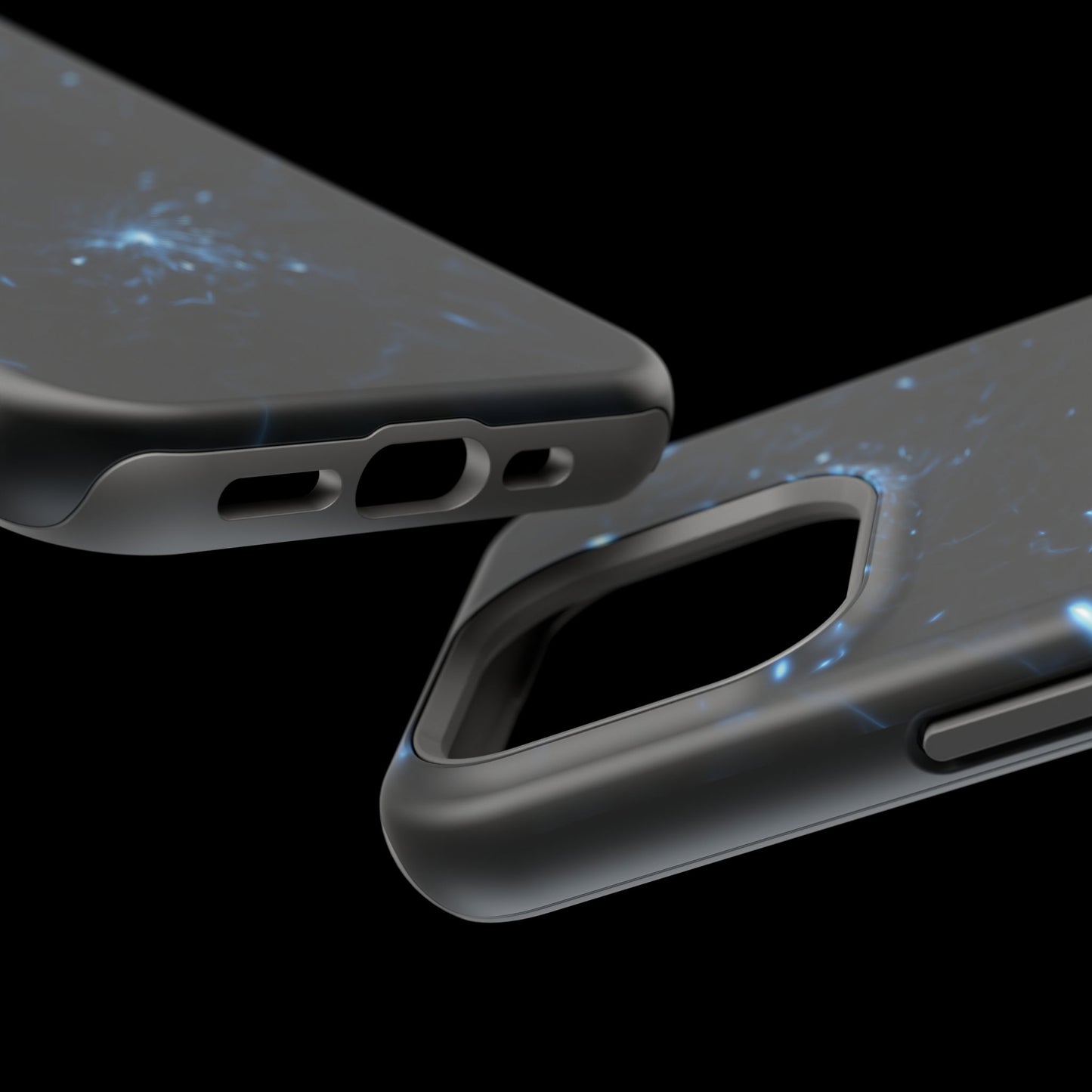 Galaxy Phone Case - Aesthetic iPhone Case | Blue Abstract Energy Design | Gifts for Him/Her | Sci-Fi Tech Vibes