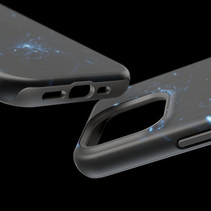 Galaxy Phone Case - Aesthetic iPhone Case | Blue Abstract Energy Design | Gifts for Him/Her | Sci-Fi Tech Vibes
