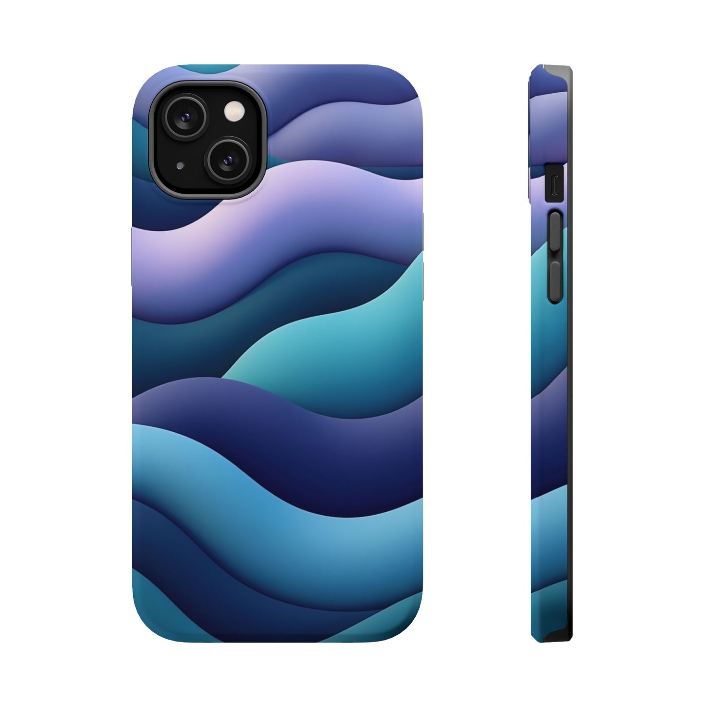 Blue Wave Phone Case - Aesthetic iPhone Case, Calming Gift Idea, Minimalist Summer Accessory