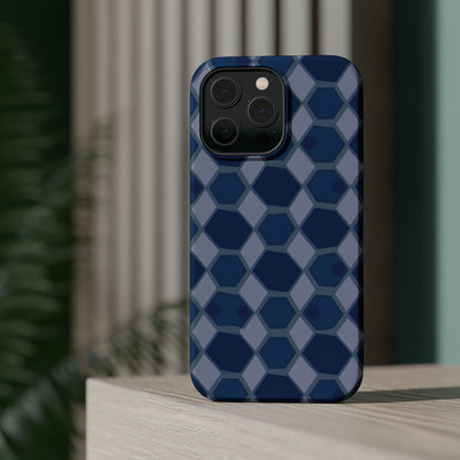 Hexagonal Elegance Phone Case – Stylish Geometric Phone Cover for iPhone & Samsung | Premium Polycarbonate Design with Sleek Minimalist Look | Anti-Slip & Shockproof Protection
