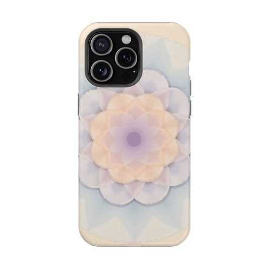 Pastel Mandala Phone Case - Aesthetic iPhone Case, Floral Gift Idea, Spiritual Zen Design