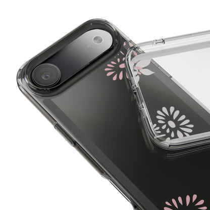 Elegant Floral Clear Phone Case – Minimalist Chic Protection