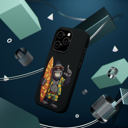 Banana Vibes Surf Gorilla Phone Case – Tropical Chill Meets Jungle Fun