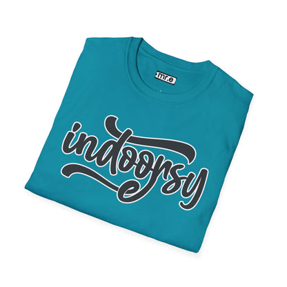 "Indoorsy" Funny Indoor Lifestyle T-Shirt – Quirky & Cozy Graphic Tee for Homebodies, Introverts & Lazy Legends