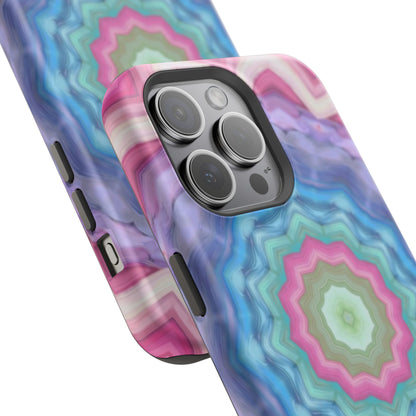 Abstract Phone Case - Psychedelic iPhone Case, Colorful Gift Idea, Unique Pattern Design