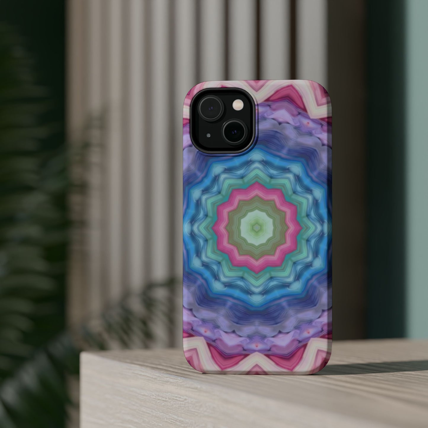 Abstract Phone Case - Psychedelic iPhone Case, Colorful Gift Idea, Unique Pattern Design